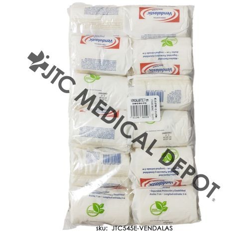 VENDA ELÁSTICA VENDALASTIC 7CMX5M PQ/12